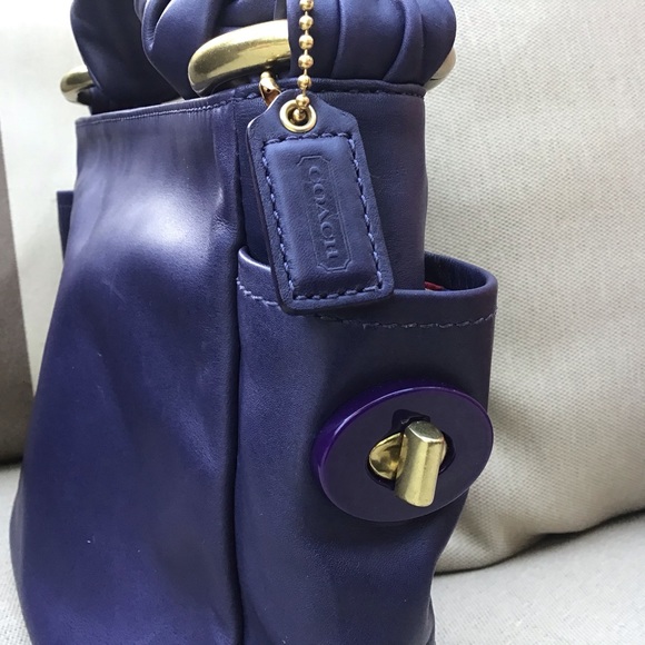 Coach Resort Leather Bag Creed 42187 - Picture 2 of 7